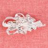 Studded Crystal Chic Elegant Rhinestone Dancing Swan Brooch Pin Wedding Jewelry Exquisite Elegant Women All-Match Jewelry