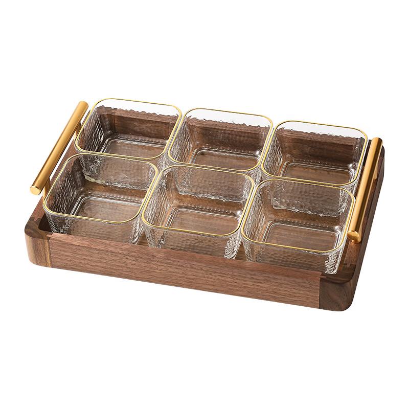 North American Black Walnut Solid Wood Tea Tray