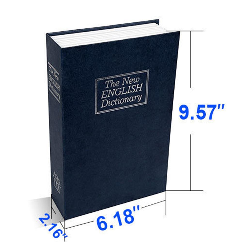 Dictionary Secret Book Hidden Safe With Key Large Space Security Money Locker For Storing Jewelry Cash Credit Cards