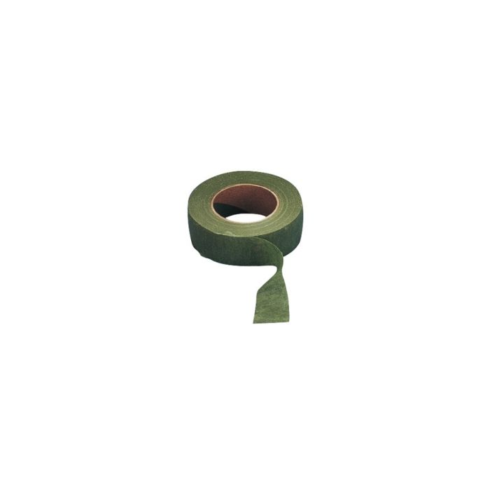Ruban crépon - Flora - Olive - 26 mm - Rouleau 27,5 m - Mixte