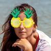 Hawaiian Sunglasses 2 Pairs Fruit Shape Sunglasses Hawaiian Tropical Pineapple Eyewear Parties Favors Booth Props For Pool Beach