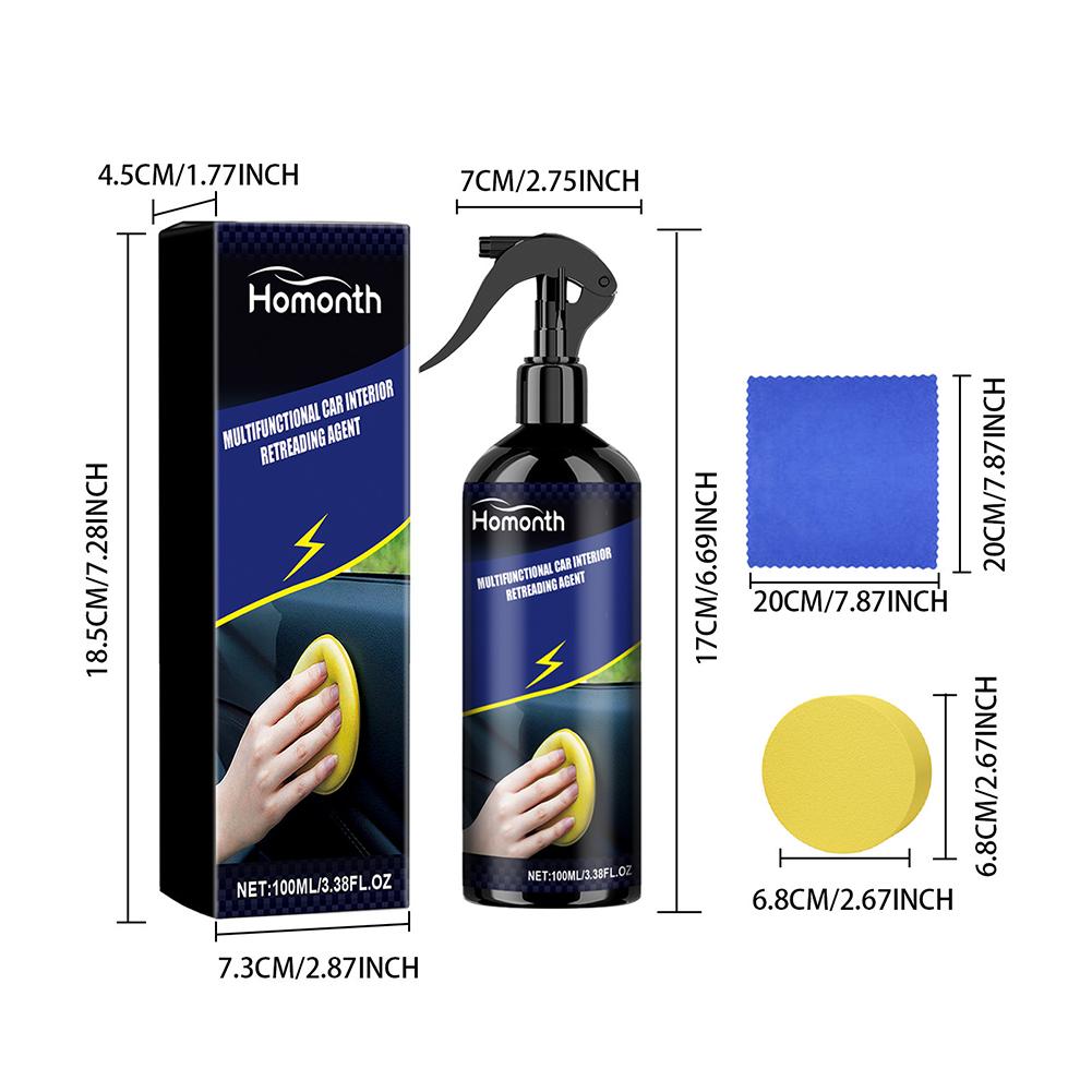 100ml Agente Ripristino Auto Rimuovi Macchie Agente Rinnovante Auto Impermeabile Plastica Agente Rinfrescante Rivestimento Dettaglio Auto Riparazione