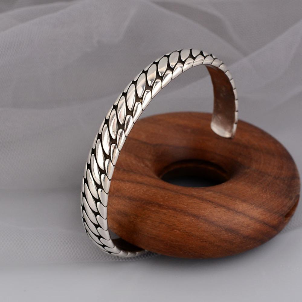 Open Exquisite Irregular Metal Men Cuff Bangle Korean Style Bracelet Man Bangle Fashion Jewelry