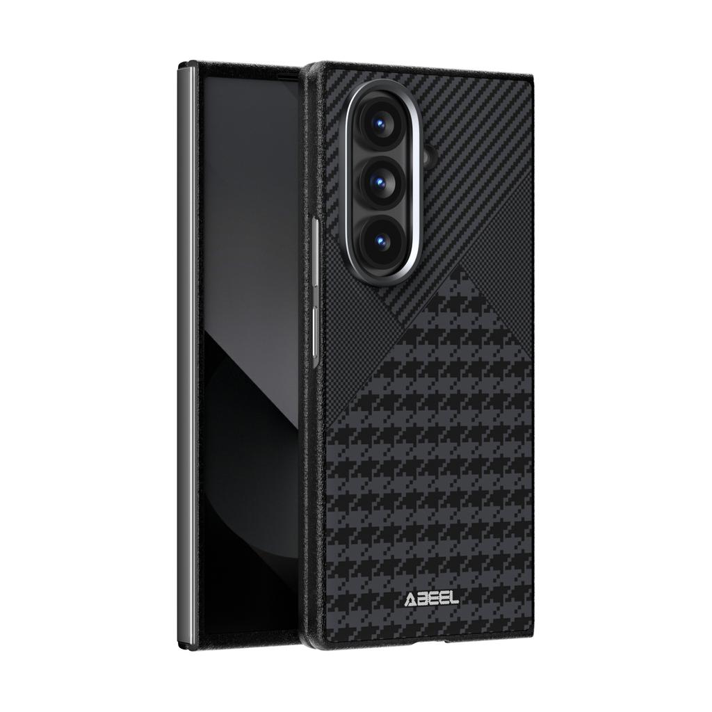 Für Samsung Galaxy Z Fold 7 Hülle Harte Business Carbonfaser Metall Linse Magnetische Schutzhülle Für Galaxy Z Fold7 Schale