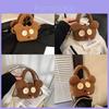 Adorable Cartoon Knitted Tote Bag For Kids And Parents Lightweight Cute Design