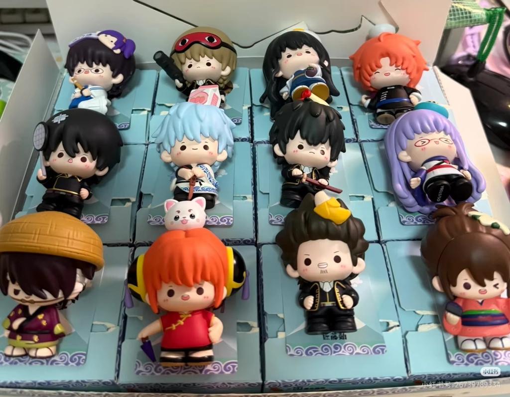 Silver Soul Gintama Series Blind Box - Trendy Cute Action Figure 1St Generation Desktop Decoration Ornament Collectible Gift Toy