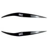 1 Pcs Car Front Headlight Eyebrow Cover Trim For Ford Fiesta MK6.5 2013-2017
