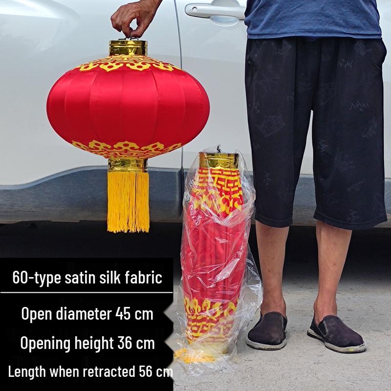2026 Spring Festival Waterproof Sun Protection Large Red Pair for Main Entrance Decoration