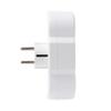 Triple Plug Protective Contact Multiple Plug Power Distribution Adapter EU To Russian Conversion Socket