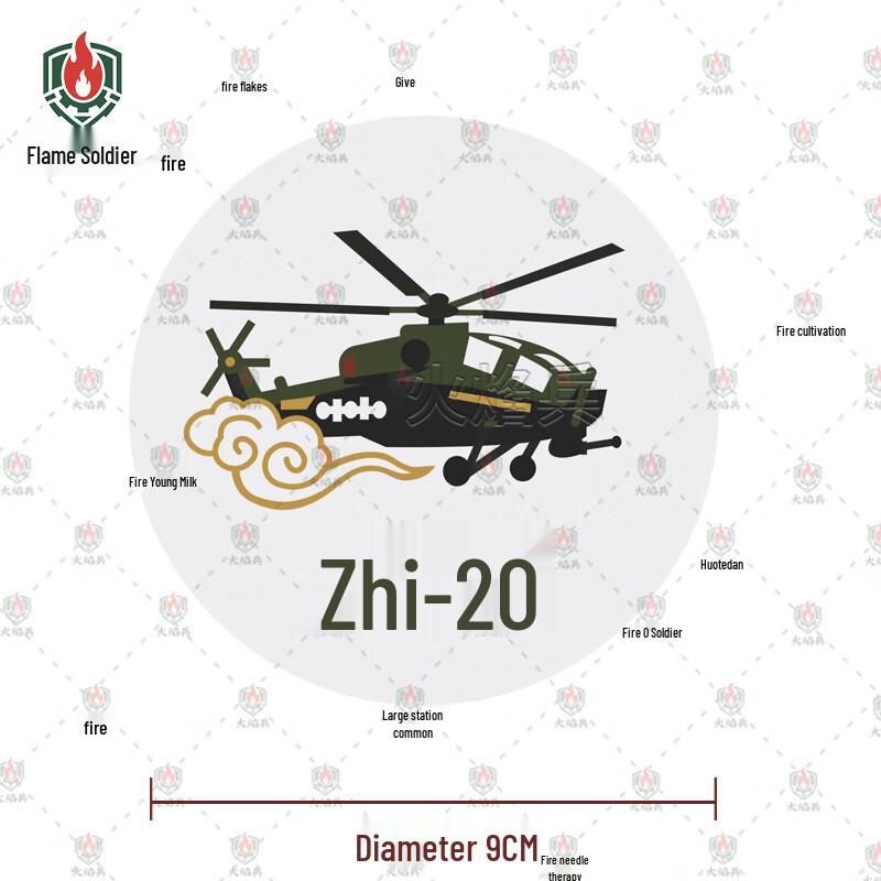 Military Aircraft Series Velcro Patch for Backpacks