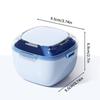 Retainer Case Portable Mouth Guard Box Oral Cleaning False Teeth Denture Storage Box Teeth Aligner Braces Box