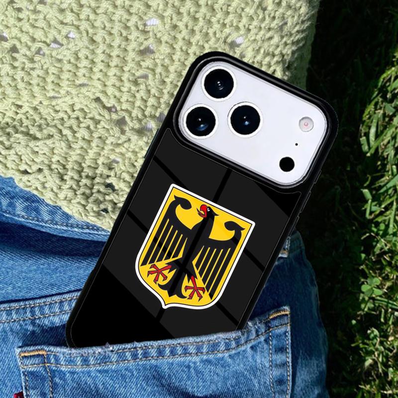 Germany Flag National Emblem phone case cover Compatible with for IPhone 17air 16e 15 14 13 12 11Pro Max 17 Air
