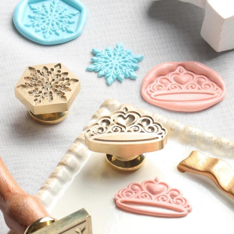 Embossed Wax Seal Stamp Head Retro Fire Paint Wax Sealing Stamp For DIY Envelope Wedding Invitation Card Gift Packing