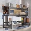 Multi-Functional Kitchen Sink Organizer and Dustproof Dish Rack
