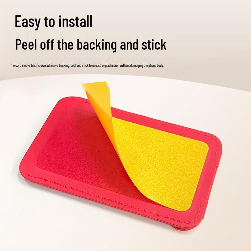 Foldable 2-in-1 Paste-on Invisible Phone Stand & Card Holder for iPhone Series