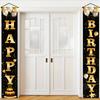 Happy Birthday Couplet Banner Layout Courtyard 1 Pair Indoor Outdoor Decor