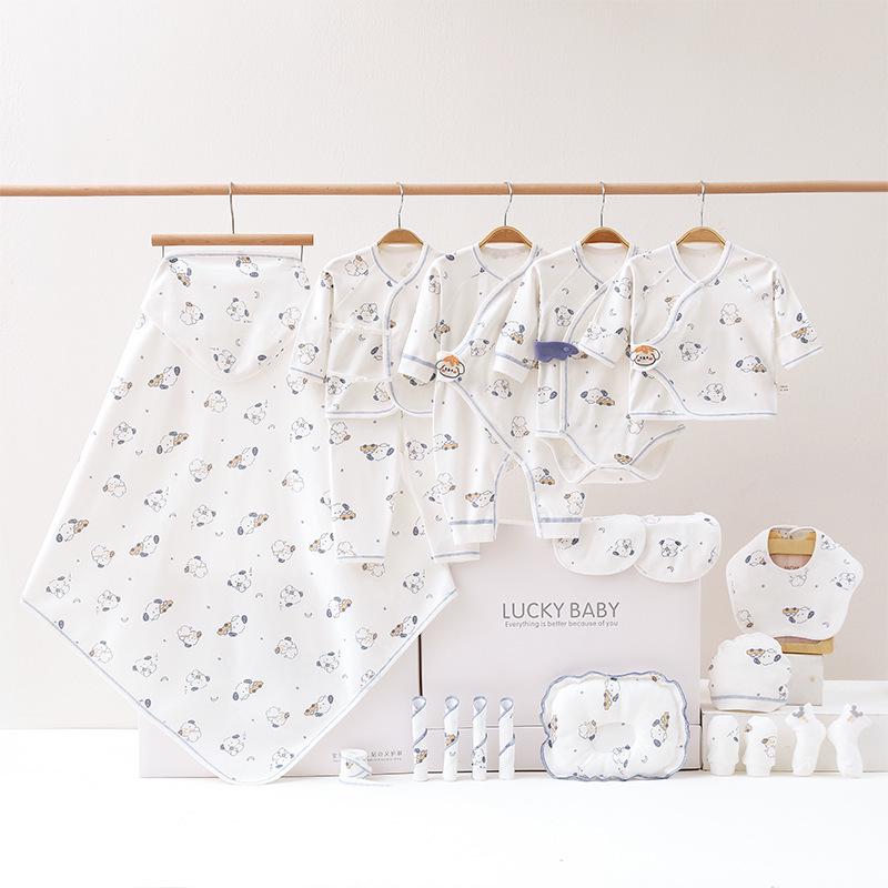 

Подарочный набор одежды для новорожденного на осень и зиму 59cm (One Size)