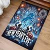 Detroit Lions logo Print Area Rug - Soft, Washable Non-Slip Indoor Mat for Office Chairs, Living Room, Home Office Decorative Rug