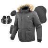 KOMINE Bike Protect Waterproof Winter Coat M Gray 07-615 JK-615