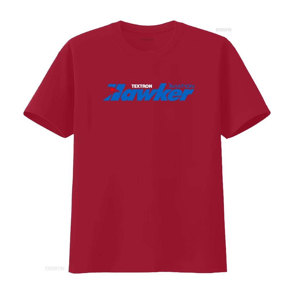 Hawker Aircraft Textron Aviation Logo T Shirt American Sizes S 5XL vintage Washed Stylish streetwear designer clothes