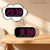 Led Digital Alarm Clock With Date Display Backlight Snooze Function - Electronic Desk Clock For Home Bedroom Desktop Decoration