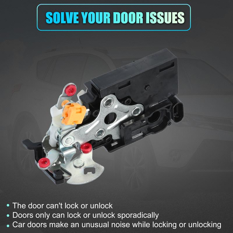 Motoforti Rear Right Door Latch Lock Actuator Assembly for Chevrolet Express 1500 1996-2014 for GMC Savana 2500 1996-