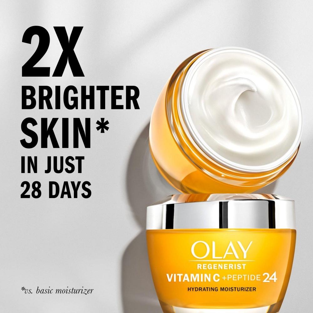 Olay Regenerist Vitamin C + Peptide 24 Hydrating Moisturizer 1.7 Oz