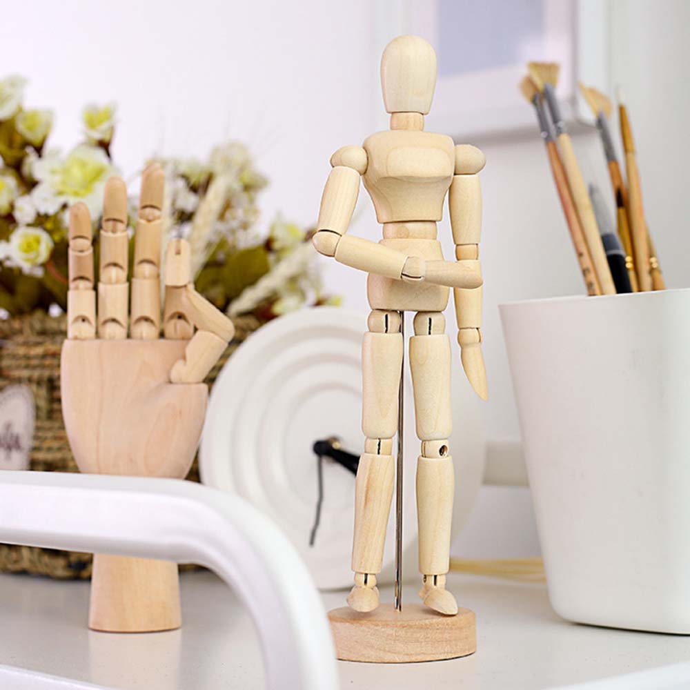 Limbs Art Models Home Decor Sketch Draw Wooden Toy Mannequin Figure Model Action Toy Figures