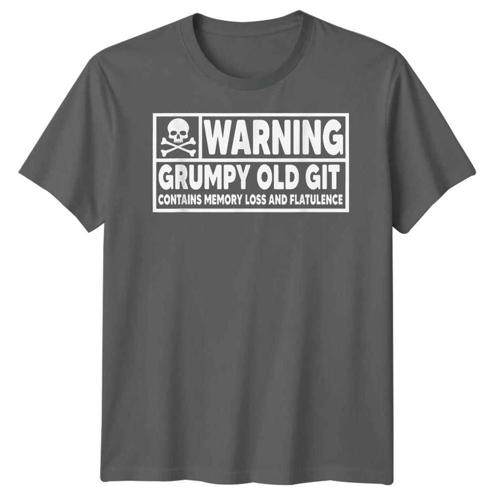 Unisexs Grumpy Old Git Funny Fathers Day TShirt Tee Best Dad Ever Papa Life 1FD