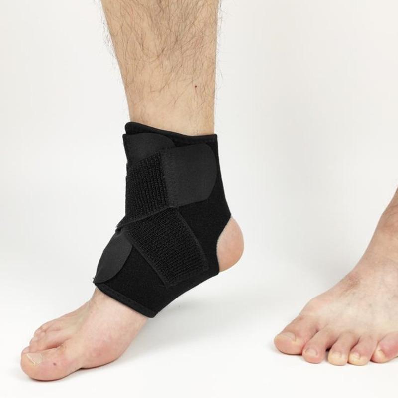 Safety Ankle Support Gym Running Protection Foot Bandage Elastic Ankle Brace Black Band Anti-slip Guard Sport Fitness Support