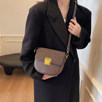 Internet Celebrity Armpit Small Bag Women 2025 New Trendy Popular Texture Saddle Bag Versatile Ins Shoulder Messenger Bag Women