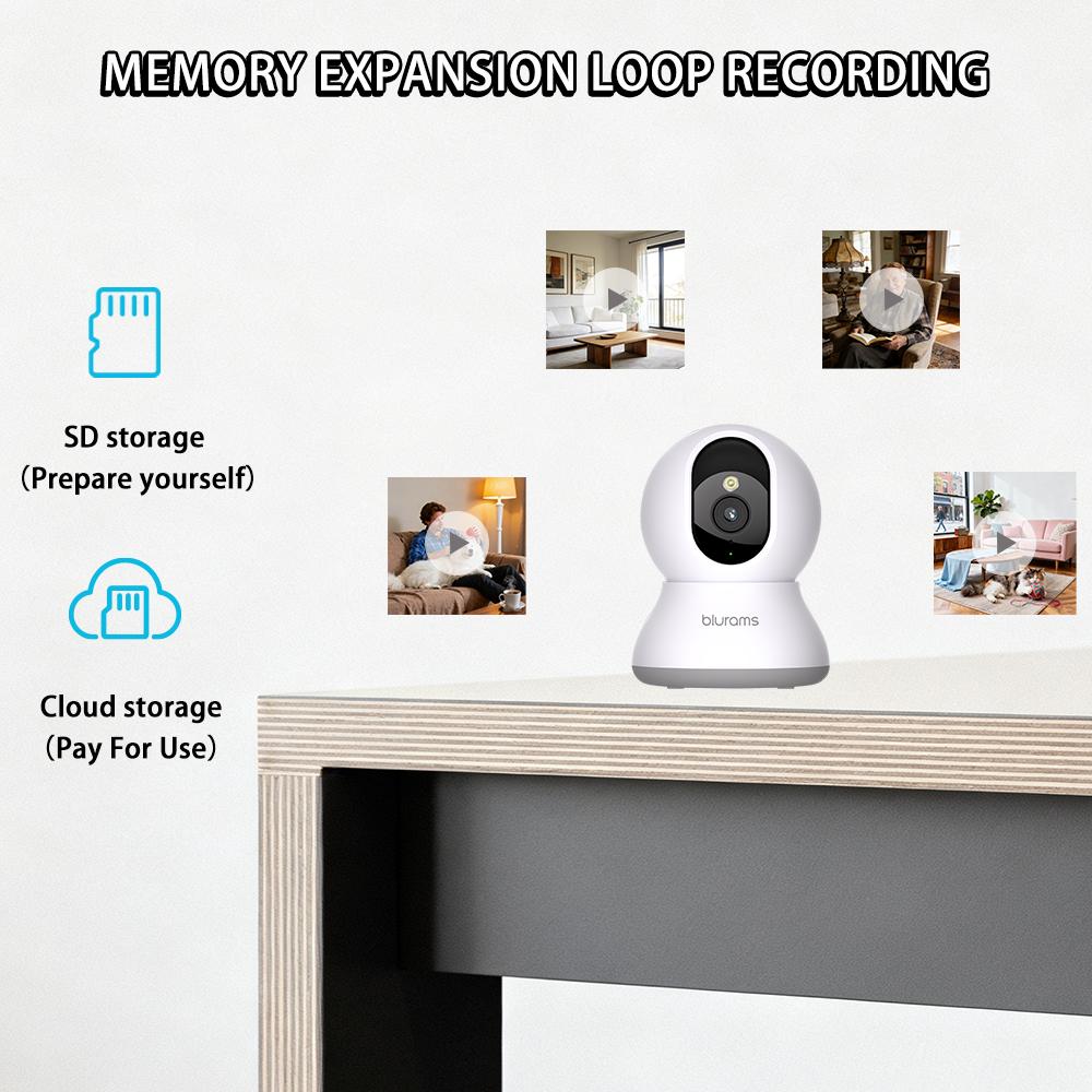 Boykeep Intelligente Heimkamera, Intelligent und Vollfarbunterstützung Voll Duplex Sprechanlage und Echounterdrückung, Grundlegende KI-Funktionen