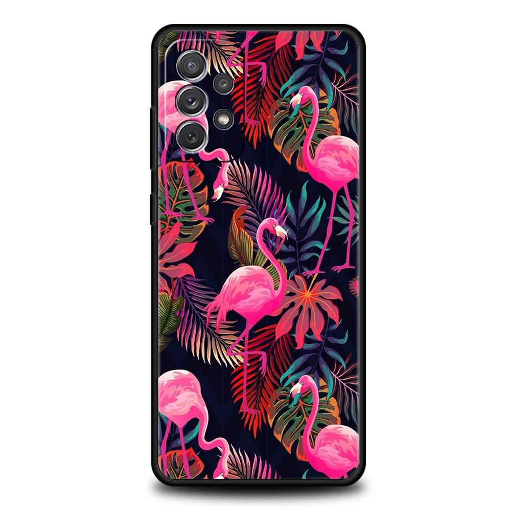 Pink Red Flamingo Phone Case For Samsung Galaxy A51 A71 A21S A12 A11 A31 A41 A01 A03s A52 A32 A22 A13 A23 A33 A53 A73 5G Cover