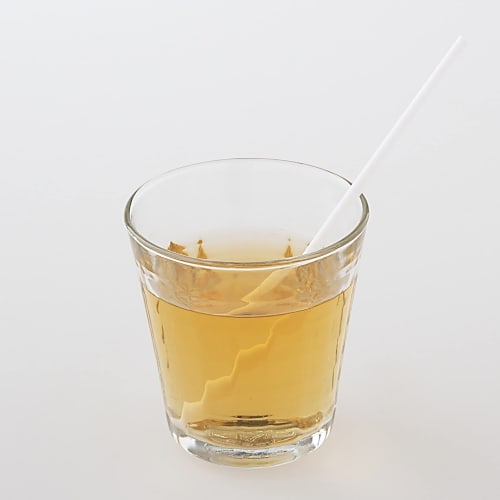 Strix Design Straws, Individually Wrapped, Straight, 500 Straws, 18cm x 4mm Diameter, White, in Paper Bags, Large Capacity, for Parties, Events, and C