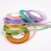 22 Meters 6mm Colorful Glitter Metallic Ribbon Christmas Halloween New Year Wedding Party Gift Box Wrapping DIY Crafts Tape Bows