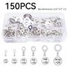 Electrical Wire Copper Ring Lugs 150 Pieces Crimp Terminals for Secure Connections in Industrial and Control Systems