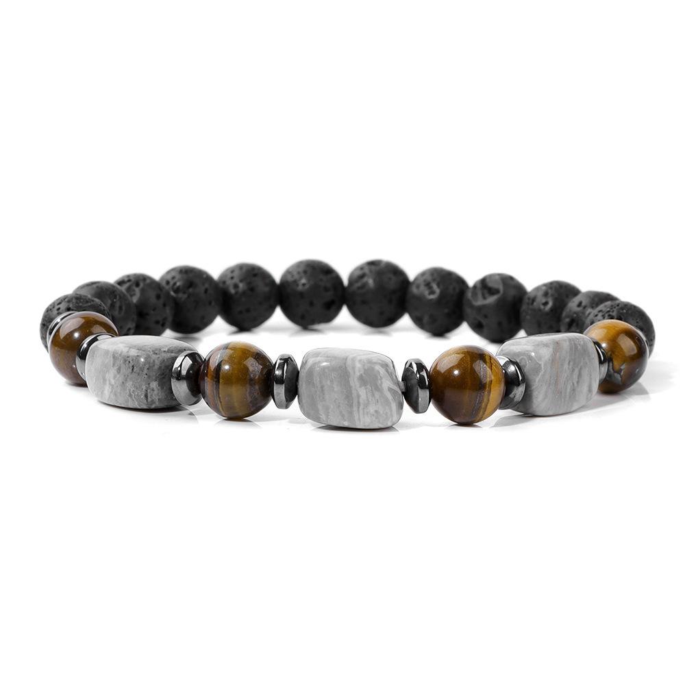 

JYL TS Браслет Чоловічий Злий Око Око Дизайн Захисний Посилює Удачу І Сміливість FD11129-19CM map baby порошок кольору