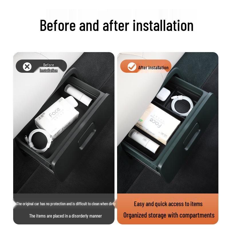 Xiaomi YU7 Rear Seat Storage Box - Waterproof Organizer for Interior Accessories