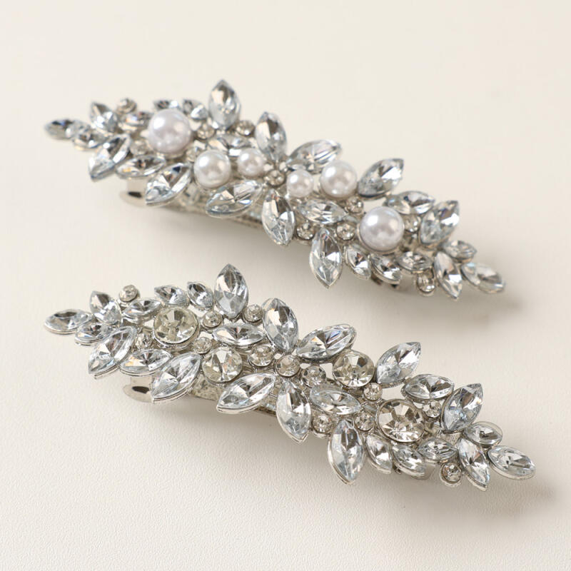 Rayan Wedding Pearl Cubic Hairpin Half-up Hairpin A273