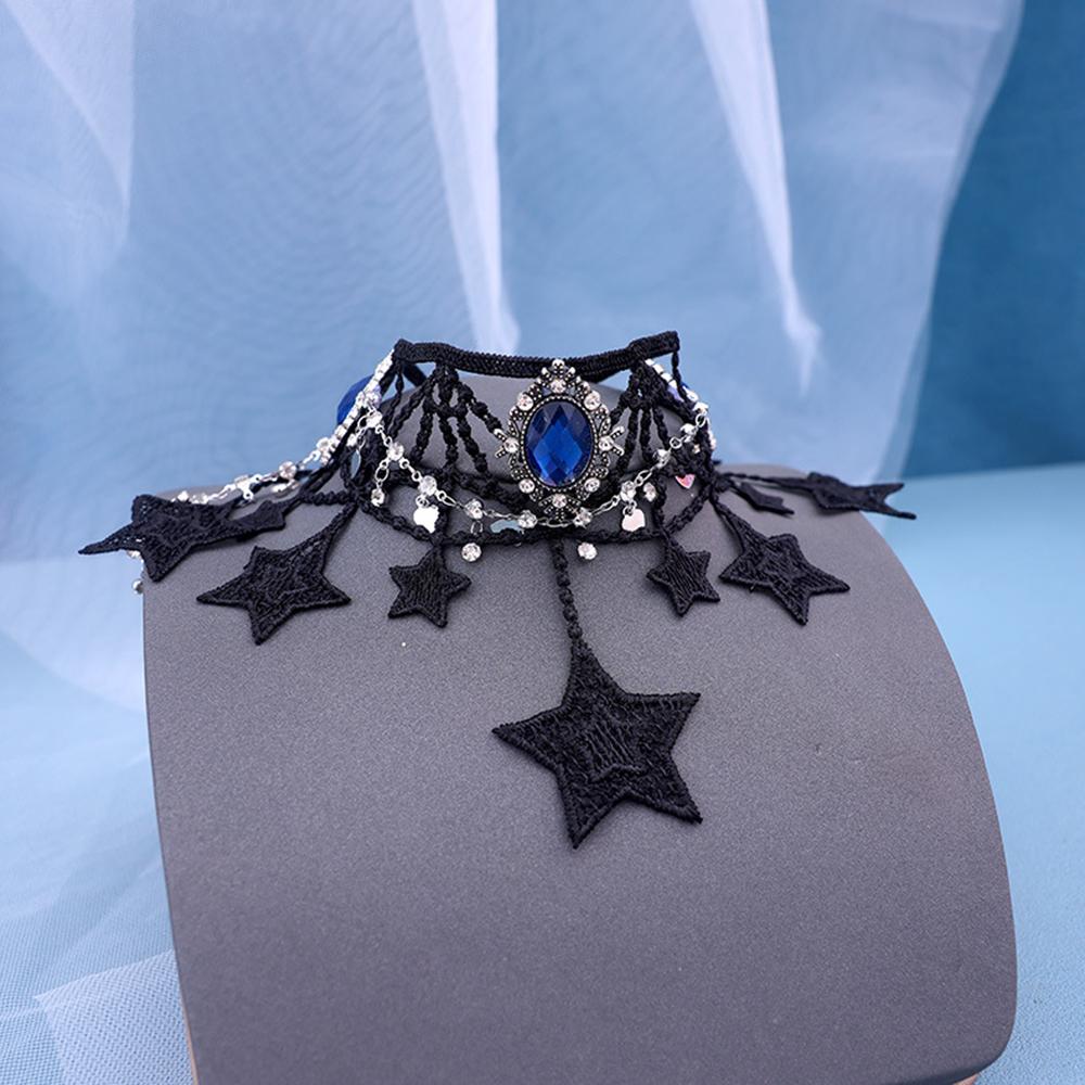 Baroque Vintage Black Crystal Rhinestone Mask Feather Tassel Hairbands For Women Butterfly Party Mask