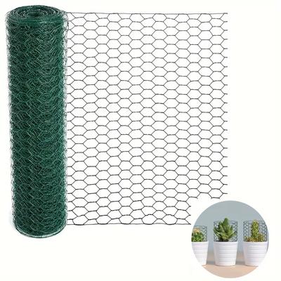 1 Roll Flower Support Grid DIY Floral Crafts Iron Chicken Wire Mesh Roll For Plant Protection Multiple Sizes Available