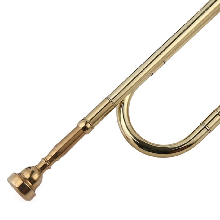 Mosazná trubka Školní kapely Orchestry Bzučák s náustkem Hudební nástroje