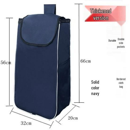 Waterproof Oxford Cloth Shopping Cart Bag – Thickened, Portable, and Durable Handcart Bag