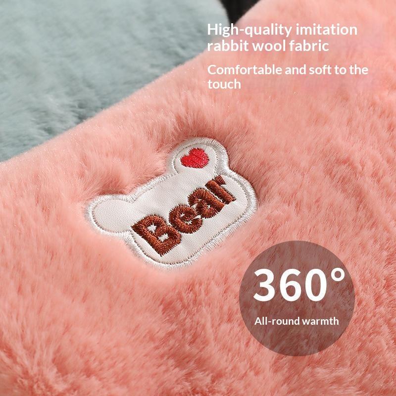 Rechargeable Electric Hot Water Bottle Hand Warmer Heat Pad For Period Cramps Muscle Pain Back Neck Shoulder Legs Home Office