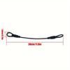 Motorcycle Helmet Anti-Theft Cable - 11.8" Secure Storage Lanyard for Moto Helmets
