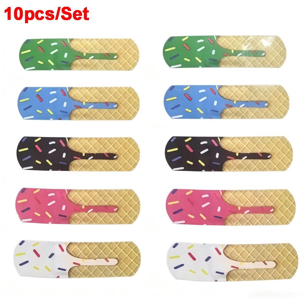 7.2x1.9cm Wound Dressing Strip Waterproof First Aid Plasters Cartoon Adhesive Bandages First Aid #1 10pcs/Set