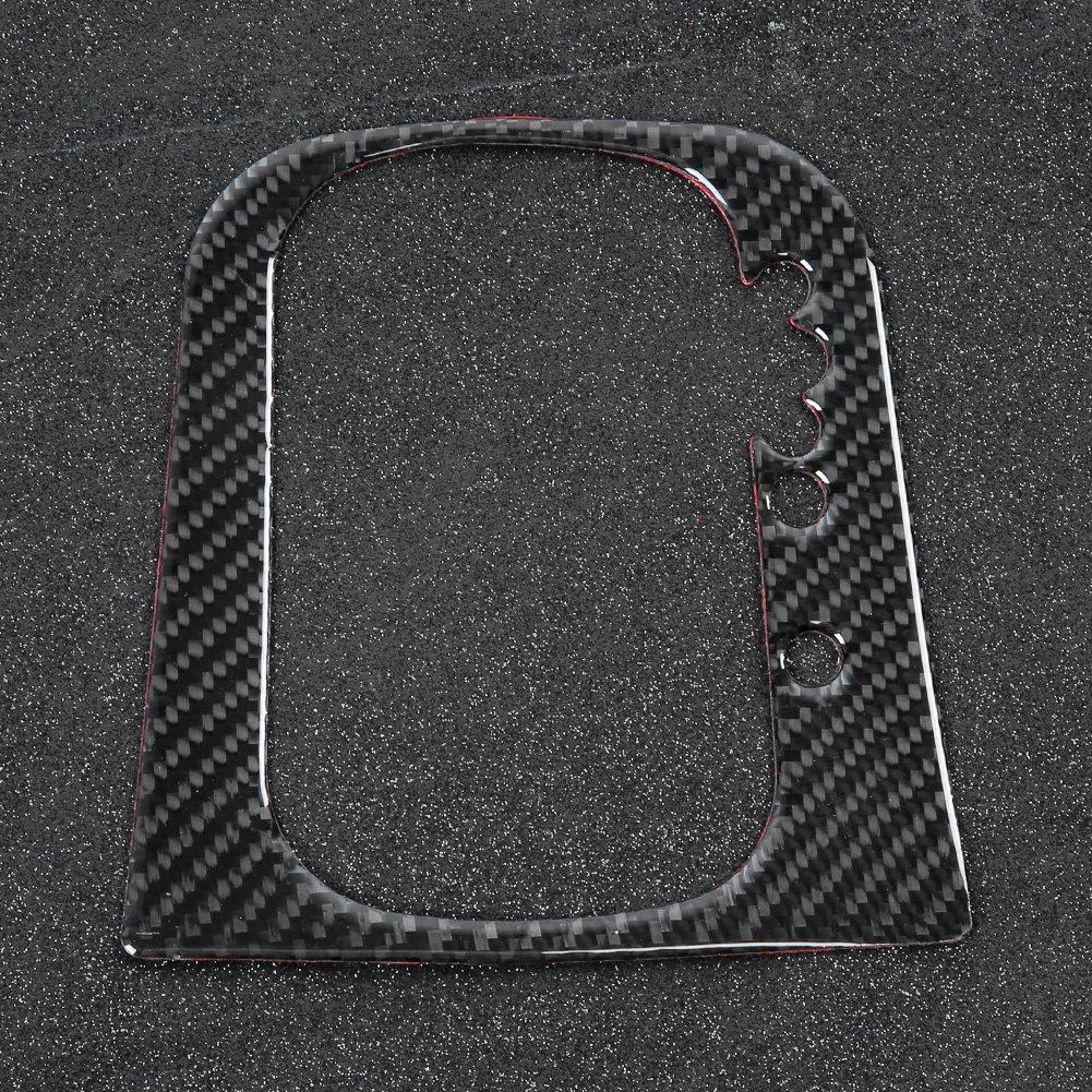 Carbon Fiber Gear Shift Panel Cover Trim Car Interior DecorationB Type