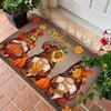 Christmas Gnome Santa Snowman Doormat Non Slip Washable Welcome Rug for Front Porch Indoor Outdoor Holiday Decor