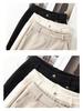 Oatmeal Wool Wide-Leg High-Waisted Slimming Pants for Autumn 2025