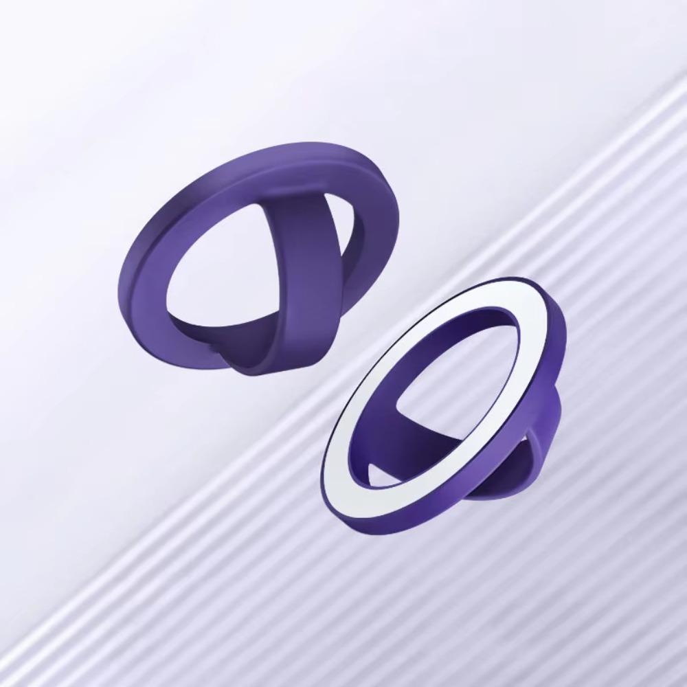 Metal Plate Ring Finger Ring Holder For Magsafe Phone Mount Magnetic Phone Back Grip  Universal